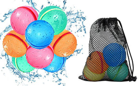 Soppycid Reusable Water Balloons (Classic Transparent) 16/12/8/4 pcs
