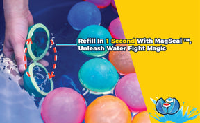 Soppycid Reusable Water Balloons (Classic Transparent) 16/12/8/4 pcs