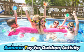 Soppycid Reusable Water Balloons (Classic Transparent) 16/12/8/4 pcs
